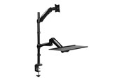 Skjermholder - LogiLink Sit-stand workstation monitor desk mount 13–27" - BP0030