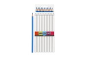 Skrive- & Tegneverktøy - Creativ Company Triangular colored pencils - Light blue 12pcs. - 38576