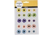 Arts & Crafts - Tilbehør - Creativ Company 3D eyes 20mm 1 sheet - 28993