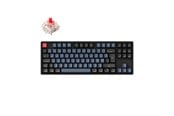 Tastatur - Keychron K8 Pro QMK/VIA RGB Wireless Mechanical Hot-Swap - Gateron G Pro Red - Gamingtastatur - Uten numpad - Nordisk - Svart - K8P-J1-BO