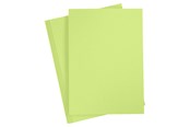 Papir, Fotopapir & Etiketter - Creativ Company Colored Cardboard Lime Green A4 20 sheets - 21122