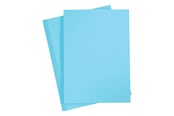 Papir, Fotopapir & Etiketter - Creativ Company Colored Cardboard Sky Blue A4 20 sheets - 211056