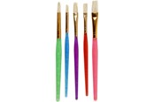 Kreative leker - Creativ Company Kids Paint Brushes - 5 Pcs. - 10344