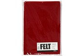 Arts & Crafts - Tilbehør - Creativ Company Craft felt Antique Red A4 10 sheets - 45507