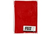 Arts & Crafts - Tilbehør - Creativ Company Craft felt Red A4 10 sheets - 45508