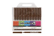 Hobbyartikler - Creativ Company Brown markers 18st. - 373542