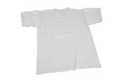 Kostymer - Creativ Company T-shirt White with Round Neck Cotton 3-4 years - 47202