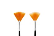 Hobbyartikler - Creativ Company Gold Line fan brushes 2pcs. - 100279