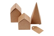 Arts & Crafts - Tilbehør - Creativ Company Houses and Trees Cardboard Set - 29040