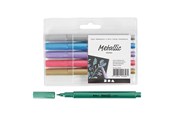 Hobbyartikler - Creativ Company Markers Metallic 6pcs. - 37375