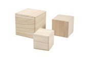 Treleker - Creativ Company Wooden Cubes Set of 3 - 59228