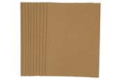 Papir, Fotopapir & Etiketter - Creativ Company Ribbed Cardboard Color 120gr 10 Sheets - 21963