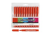 Hobbyartikler - Creativ Company Dark orange Jumbo markers 12pcs. - 37351