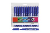 Hobbyartikler - Creativ Company Blue Jumbo markers 12pcs. - 37333