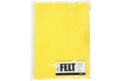 Arts & Crafts - Tilbehør - Creativ Company Hobby Felt Yellow A4 10 Sheets - 45504