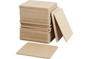 Arts & Crafts - Tilbehør - Creativ Company Coasters MDF 10x10cm 50pcs. - 55761