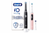 Elektrisk tannbørste - Oral-B Elektrisk tannbørste iO6 Black Lava/Pink Sand - 2 handles - 4210201448877