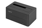 Harddisk - Tilbehør - LogiLink USB 3.1 Gen 2 Quickport 1-Bay for 2.5/3.5" SATA HDD/SSD - QP0027