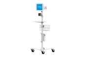 Skjermholder - Compulocks Galaxy Tab A8 10.5-inch Medical Rolling Cart With Galaxy Medical Articulating arm Rolling Cart - MCRSTDEXW105GA8SW