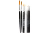 Hobbyartikler - Creativ Company Gold Line Brushes - 8 pcs. - 10747