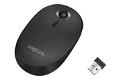 Mus - LogiLink Wireless & Bluetooth dual mouse 2.4 GHz 800/1200/1600 dpi black - Mus - Optisk - Svart - ID0204