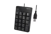 Tastatur - LogiLink Keypad with USB connection 19 keys - Numpad - Svart - ID0184