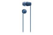 Hodetelefoner - Sony WI-C100 - earphones with mic - Blue - WIC100L.CE7