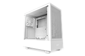 Kabinett - NZXT H5 Flow Matte White - Kabinett - Miditower - Hvit - CC-H51FW-01