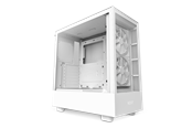 Kabinett - NZXT H5 Elite Matte White - Kabinett - Miditower - Hvit - CC-H51EW-01