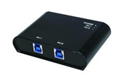 USB-hub - LogiLink 2-Port USB 3.0 sharing switch USB-hub - 2 porter - Svart - UA0216