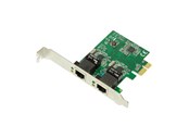 Nettverksadapter - LogiLink PC0075 2-Port Gigabit LAN PCI Express Card - PC0075