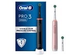 Elektrisk tannbørste - Oral-B Elektrisk tannbørste Pro 3 3900N Svart/Pink - 2 handles - 8006540760277