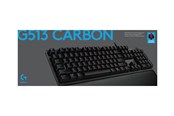 Tastatur - Logitech Gaming G513 - Gamingtastatur - Engelsk - Storbritannia - Svart - 920-009328