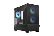 Kabinett - Fractal Design Pop Mini Air RGB - Black TG Clear Tint - Kabinett - Miditower - Svart - FD-C-POR1M-06