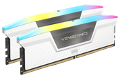 RAM - Corsair Vengeance RGB DDR5-6200 - 32GB - CL36 - Dual Channel (2 pcs) - Intel XMP - Hvit med RGB - CMH32GX5M2B6200C36W