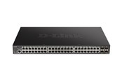 Switch/splitter - D-Link DGS 1250-52XMP 52-Port 10-Gigabit Smart Managed PoE Switch (370w) - DGS-1250-52XMP/E