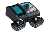 Batterier & Ladere - Makita DC18RC battery charger - with battery - 2 - Li-Ion - 197570-9