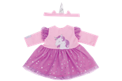 Dukker, Bamser & Utstyr - Tiny Treasures Outfit Unicorn party - LIN30277