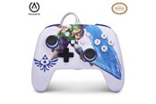 Spill - Tilbehør - PowerA Enhanced Wired Controller for Nintendo Switch - Zelda Master Sword Attack - Controller - Nintendo Switch - 1526548-01