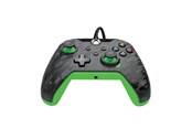 Spill - Tilbehør - PDP Wired Controller – Electric Carbon & Green - Controller - Microsoft Xbox Series S - 049-012-CMGG