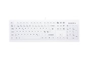 Tastatur - Cherry MedicalKey - Tastatur - Nordisk - Hvit - AK-C8100F-UVS-W/NOR