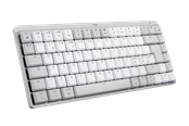 Tastatur - Logitech MX Mechanical Mini for Mac - Minimalist Wireless Illuminated Performance Keyboard Pale Grey - ND - Tastatur - Nordisk - Grå - 920-010797