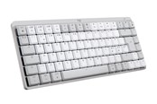 Tastatur - Logitech MX Mechanical Mini for Mac - Minimalist Wireless Illuminated Performance Keyboard Pale Grey - FR - Tastatur - Fransk - Grå - 920-010795