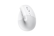 Mus - Logitech Lift for Mac Vertical Ergonomic Mouse - Offwhite - Ergonomisk mus - Optisk - 6 - Hvit - 910-006477