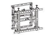 Veggmontering, AV-braketter & AV-møbler - Neomounts by NewStar WL95-900BL16 - mounting kit - for LCD display 70 kg 200 x 200 mm - WL95-900BL16