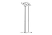 Veggmontering, AV-braketter & AV-møbler - Neomounts by NewStar FL15-750WH1 - stand - for tablet - white 9.7", 10.1", 10.2", 10.4", 10.5", 10.9", 11" - FL15-750WH1