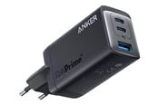 Mobil - Adaptere og ladere - Anker 735 Charger GaNPrime 65W 1x USB-A 2x USB-C Power Adapter - Black - A2668311