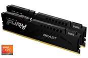 RAM - Kingston FURY Beast DDR5-5200 - 32GB - CL36 - Dual Channel (2 pcs) - AMD EXPO & Intel XMP - Svart - KF552C36BBEK2-32