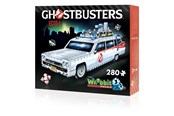 Puslespill - Wrebbit 3D Ghost Busters ECTO-1 (280) 3D Puslespill - 0665541005138