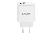 Mobil - Adaptere og ladere - Savio LA-06 power adapter - USB USB-C - 30 Watt - SAVLA-06